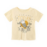 New Kids Girl T Shirt Summer Baby Cotton Tops Toddler Tees Clothes-TB00922-Veeddydropshipping